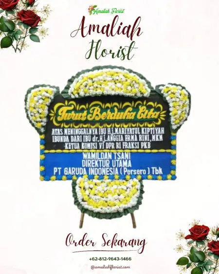 Papan Bunga Duka Kutasari